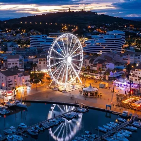 公寓 Cap D'agde Ideal Pour 2 Personnes, A 2 Minutes A Pied Du Port 阿格德